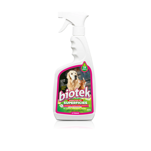 Limpiador y Eliminador de Olores Biotek Superficies Mascotas 500 Ml