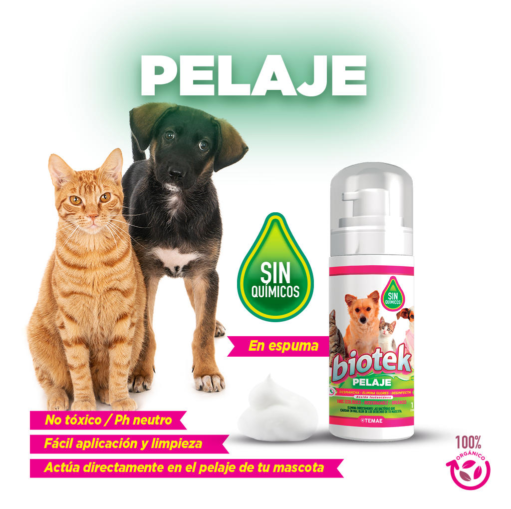Biotek Pelaje 160 Ml 100% Orgánico y Natural